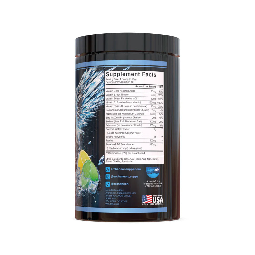 Archaneon Glacial Rush Elektrolit Pump Recovery Hydration 50 Servis - Görsel 2