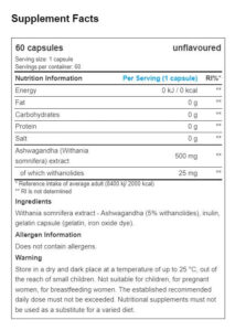 Nutrend Ashwagandha KSM66 60 Capsul - Görsel 4