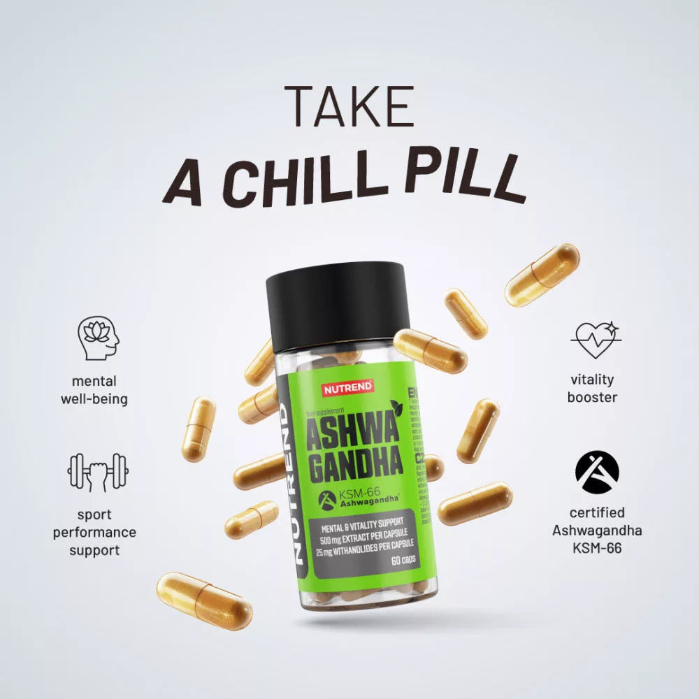 Nutrend Ashwagandha KSM66 60 Capsul - Görsel 2