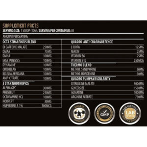Hammer Atomic Pre-Workout DMHA DMAA Strength 300g - Görsel 4