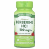 Nature's Truth Berberine HCI Barberry Extract Sugar Metabolism 60 Capsules
