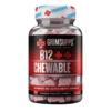Grimsupps B6+B12 Folic Acid 60 Strawberry Chewable Tablet