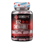 Grimsupps B6+B12 Folic Acid 60 Strawberry Chewable Tablet