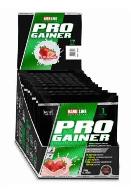 Hardline Progainer ( 100 Gr x 17 Adet Çilek )