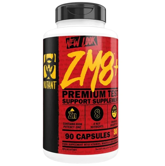 Mutant ZM8+ Zma Zinc Magnesium Bisglycinate Selenium 90 caps
