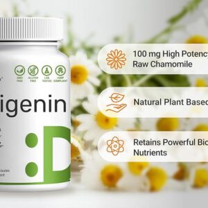 Deal Supplement Apigenin, 100mg Per Serving, 240 Capsules
