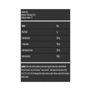 Badass Creatine Monohydrate Matrix Tri-creatine Malate 300 gram 52 servis - Görsel 2