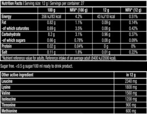 BioTechUSA EAA Zero Essential Amino Acid Power Pineapple-Mango 350 g - Görsel 3