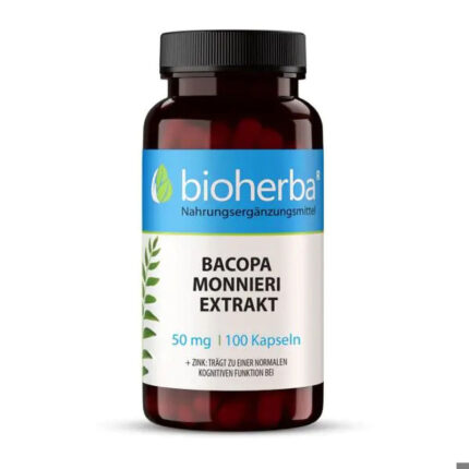 Bioherba Bacopa Monnieri+Zinc Çinko Extract 50 mg 100 Caps