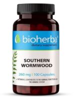 Bioherba Southern Wormwood Artemisinin(Tatlı pelin otu) Anti Fungal Parasitic 260 mg 100 Caps