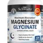BioSchwartz Magnesium Glycinate 500mg Nerves Muscles Heart Mood and Sleep Support 120