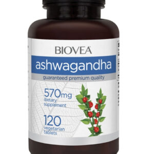 Biovea Ashwagandha 570mg 120 Vegetarian Tablets