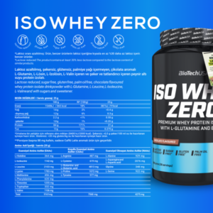 BioTechUSA Iso Whey Zero İzole Protein 908 Gr - Görsel 2