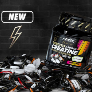 Amix Black Line Creatine Creapure 2500mg 60 Chewable Tabs Zero Sugar