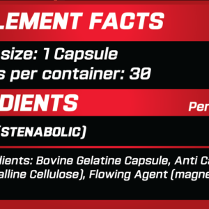 Grimlabs Bloodlust SR9009 Stenabolic 10 Mg 30 Caps