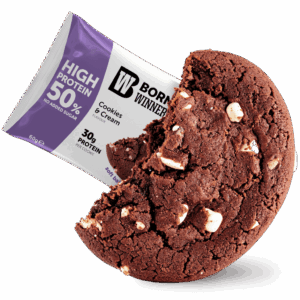 Born Winner Slim Protein Bar Cookie – Cookies and Cream 60g - Görsel 2
