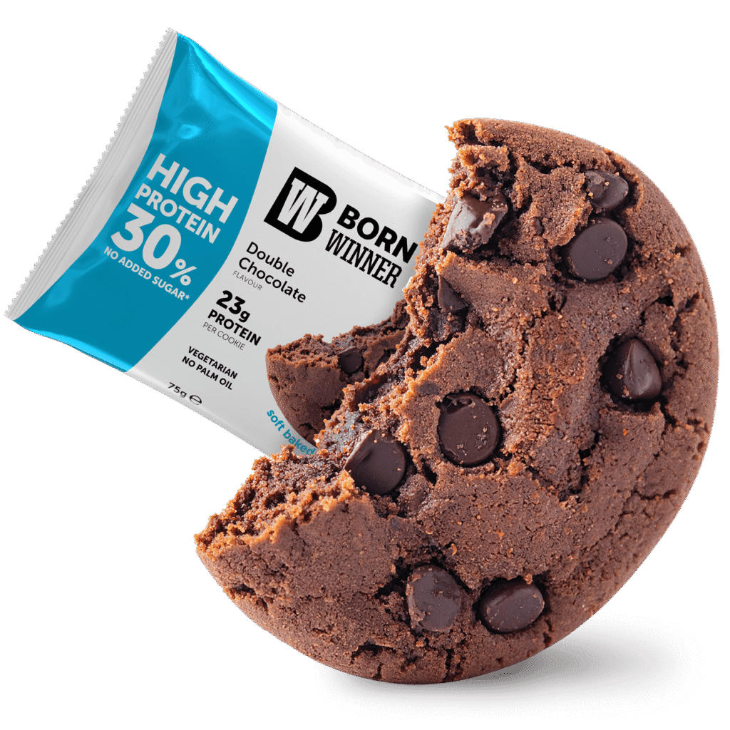 Born Winner Active Protein Bar Cookies – Double Chocolate 75g