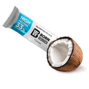 Born Winner Active Protein bar – Coconut 12 x 60g - Görsel 2