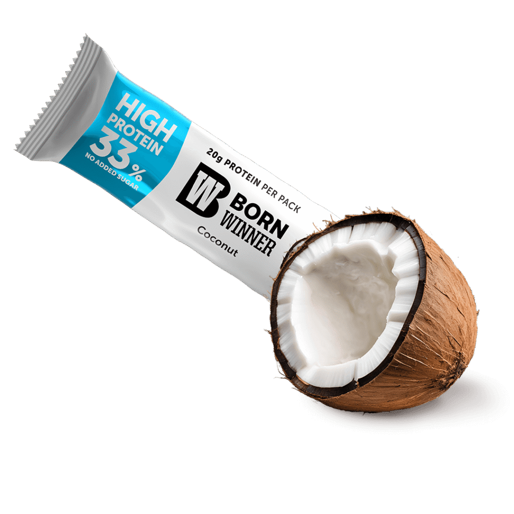 Born Winner Active Protein bar – Coconut 12 x 60g