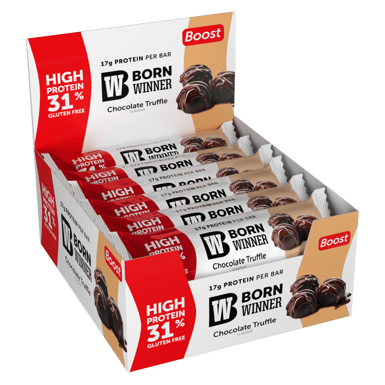 BORN WINNER Boost Protein Bar Box / 12 x 75 g
