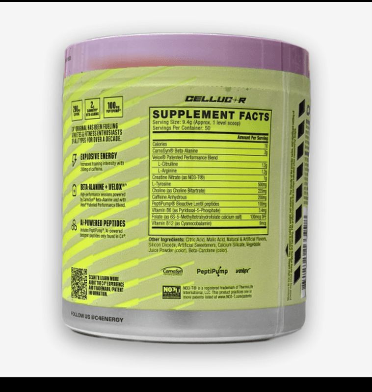 Cellucor C4 Original PreWorkout 50 Servis - Amerikan versiyon - Görsel 5