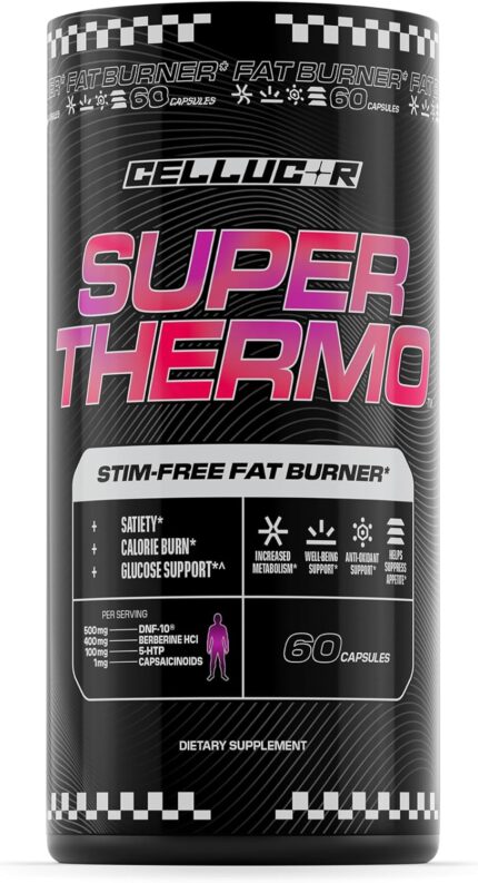 Cellucor Super Thermo Stim-Free Fat Burner 60 Caps