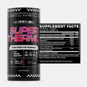 Cellucor Super Thermo Stim-Free Fat Burner  60 Caps - Görsel 2