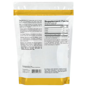 California Gold Nutrition Hydrolyzed Collagen Hair Skin & Nails Type I & III, Unflavored 200 Gr - Görsel 2