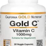 California Gold Nutrition, Gold C, USP Grade Vitamin C, 1,000 mg, 60 V