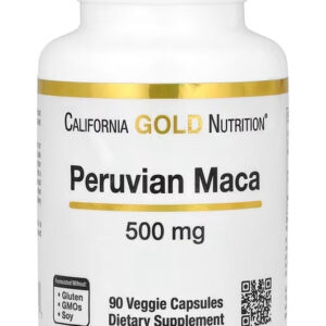 California Gold Nutrition Peruvian Maca 500 mg 90 kapsül