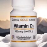 California Gold Nutrition, Vitamin D3, 125 mcg (5,000 IU), 90 Fish Gelatin Softgels