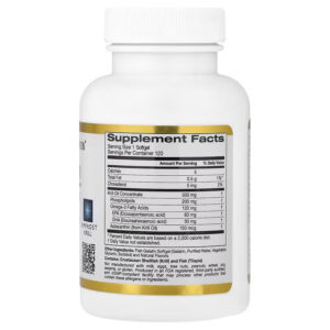 California Gold Nutrition Antarctic Krill Oil Omega-3 EPA DHA Phospholipids Astaxanthin 120 Fish Gelatin Softgels