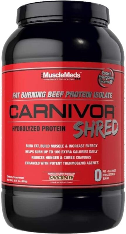 MuscleMeds Carnivor Shred Fat Burning Hydrolized Beef Protein Isolate 1 kg