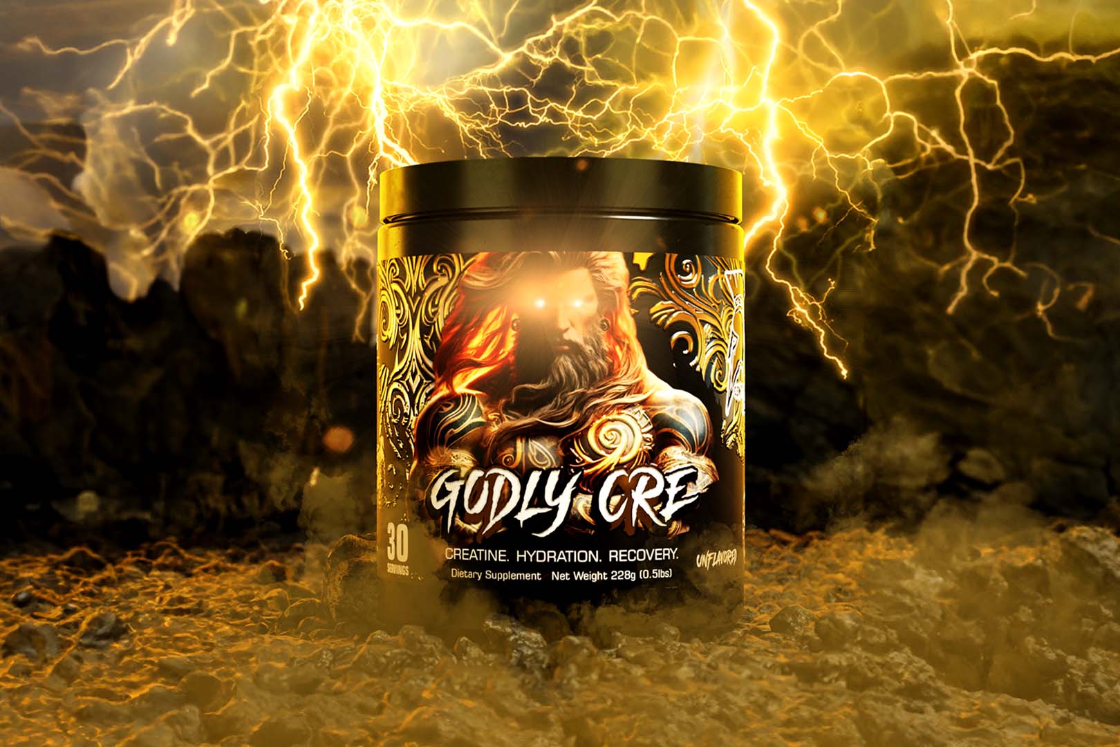 Centurion Labz Godly Cre Functional Creatine+Potassium+Magnesium+Taurine 30 Servis - Görsel 2