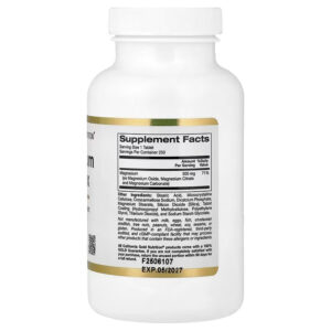 California Gold Nutrition Magnesium Complex 300 mg 250 Tablet - Görsel 2