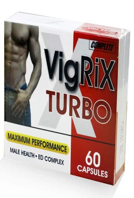 Complete Vigrix Turbo Testo Ginseng Epimedium Tribulus 60 Caps