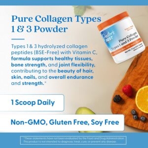 Doctor's Best Pure Collagen Types 1 & 3 Promotes Healthy Skin Hair & Nails – Bone & Joint Support 200 g - Görsel 2