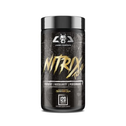 Core Champs Nitric Oxide Arginine&Citrulline Agmatine Muscle Pumps, Energy & Performance 120 Tablet