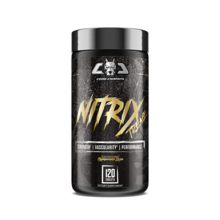 Core Champs Nitric Oxide Arginine&Citrulline Agmatine Muscle Pumps, Energy & Performance 120 Tablet