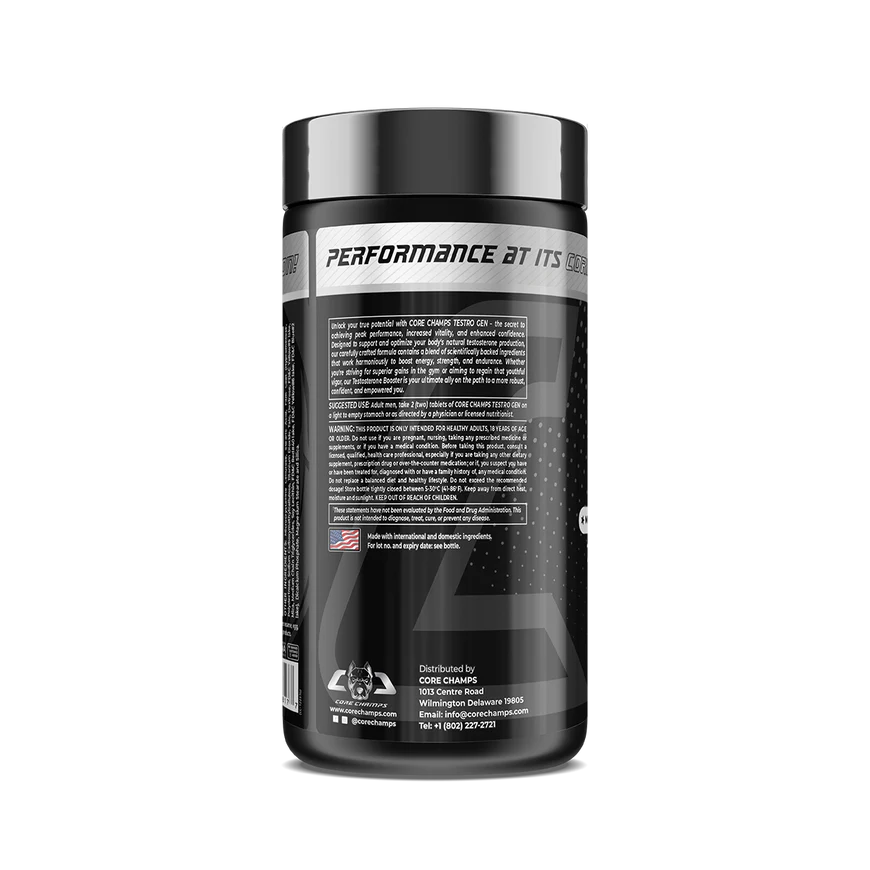 Core Champs TESTRO GEN Tribulus , Dım , Arginine , Long jack , Shilajit 60 TABLET - By Kai Greene - Görsel 3