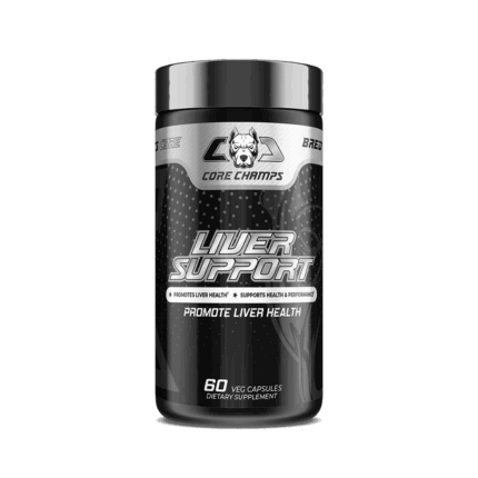 CORE CHAMPS LIVER SUPPORT Milk Thistle , Betaine , Turmeric , Selenium 60 Veg Caps - By Kai Greene