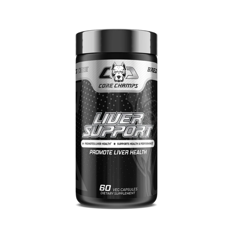 CORE CHAMPS LIVER SUPPORT Milk Thistle , Betaine , Turmeric , Selenium 60 Veg Caps - By Kai Greene