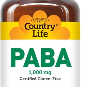 Country Life PABA 1,000 mg 60 Tablet