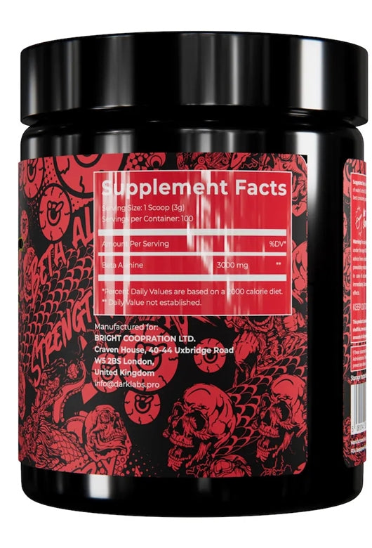 Dark Labs Beta Alanine 300 gram - Görsel 2