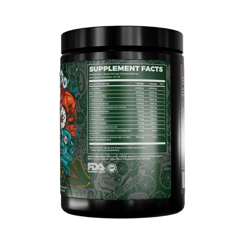Dark labs Crack OG Preworkout – 40 servings - Görsel 2