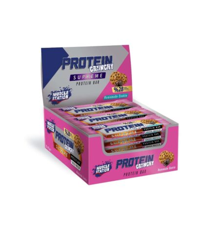 Muscle Station Musclestation Supreme Crunch Ev Kurabiyesi Çikolata 12li kutu