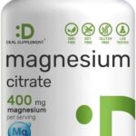 Deal Supplement Magnesium(Magnezyum) Citrate 400mg Per Serving, 300 Veggie Capsules