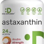 Deal Supplement Astaxanthin Antioksidan Brain Health Eyes Skin Anti-Aging 12mg 240 Mini Softgels
