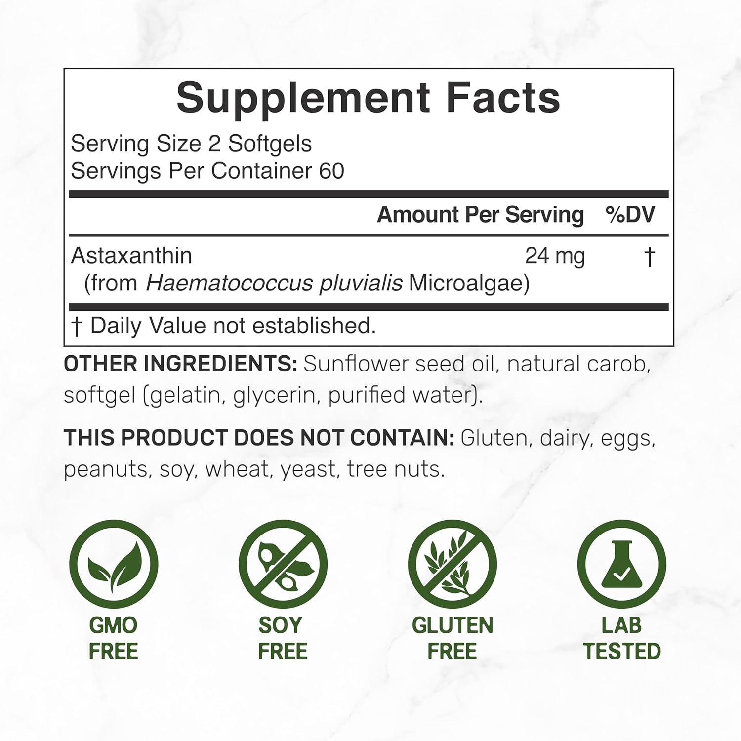 Deal Supplement Astaxanthin Antioksidan Brain Health Eyes Skin Anti-Aging 12mg 240 Mini Softgels - Görsel 2