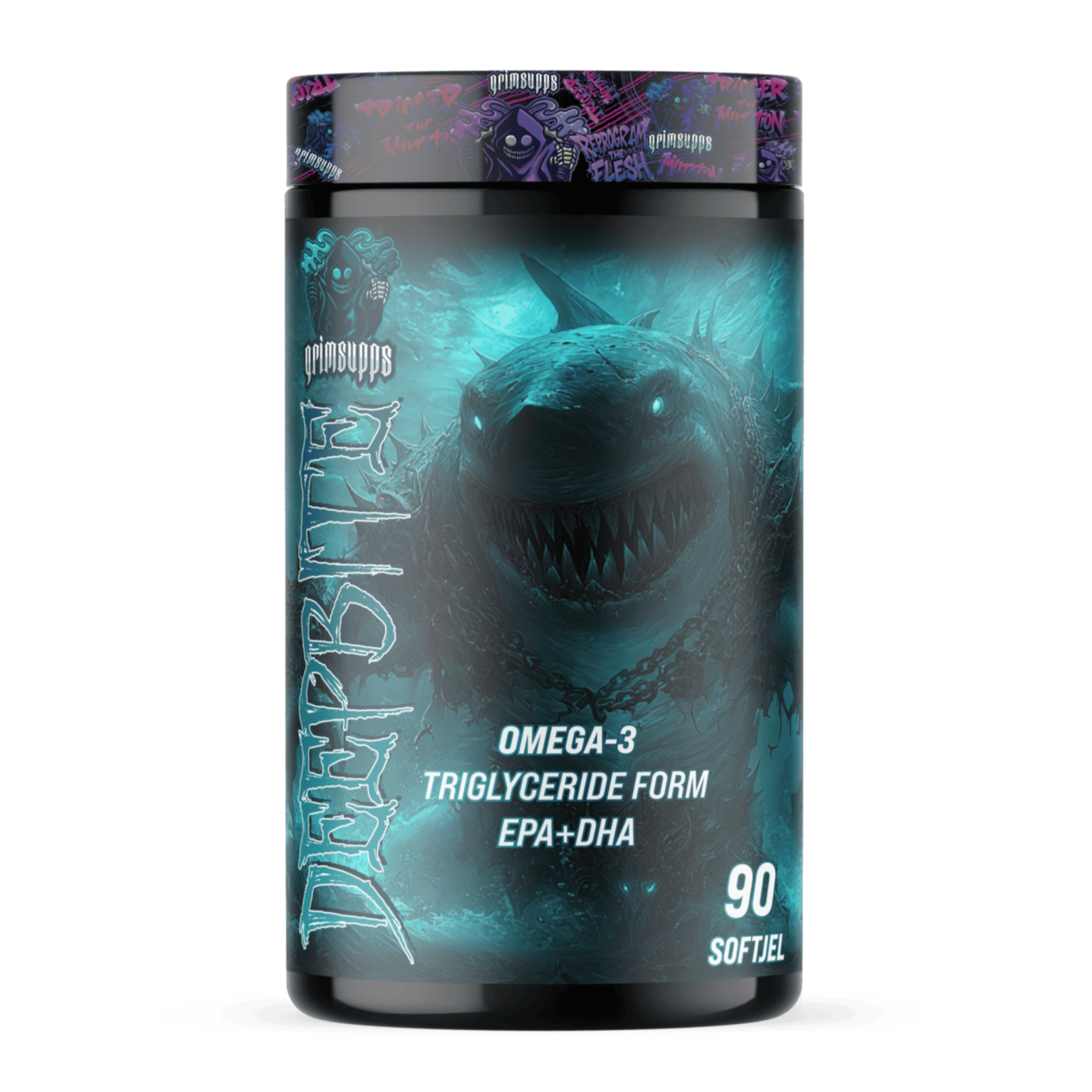 Grimsupps 4'lü Vitamin Seti - Magnezyum, Omega 3, Glukozamin, Tribulus - Görsel 5